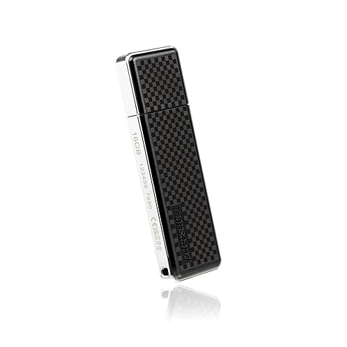 Transcend 16GB JetFlash 780 USB 3.0 Flash Drive - 16 GB - USB 3.0 - 140 MB/s Read Speed - 40 MB/s Write Speed - Black