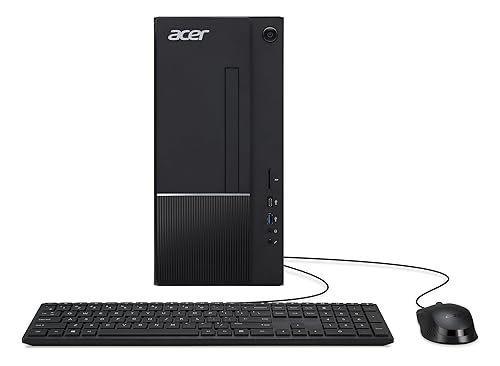 Acer TC-1775-UR12 Windows 11 Intel Core i5-14400 16GB Memory 512GB SSD Wireless Card WI-FI + BT Integrated Graphics 300W Power Supply USB Keyboard/Mouse