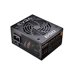EVGA SuperNOVA 650 GM, 80 Plus Gold 650W, Fully Modular, ECO Mode with DBB Fan, 7 Year Warranty, Includes Power ON Self Tester, SFX Form Factor, Power Supply 123-GM-0650-Y1 650W GM Power Supply