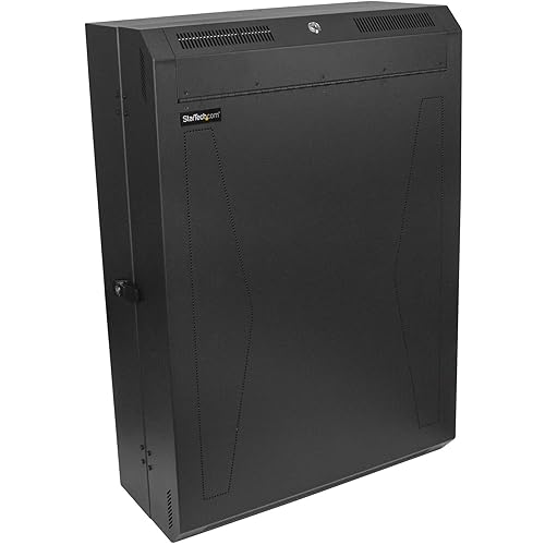 StarTech.com 6U Wall Mount Network Cabinet - Vertical Wall Mount Patch Panel Rack - 30 Server Room Cabinet (RK630WALVS)
