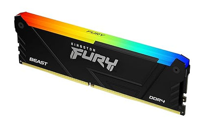 Kingston Fury Beast RGB 8GB 3200MT/s DDR4 CL16 DIMM Computer Memory KF432C16BB2A/8