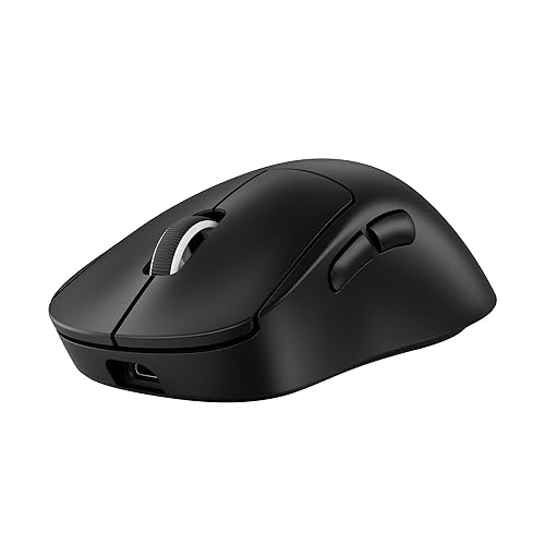 Logitech G PRO X Superlight 2 DEX Lightspeed Wireless Gaming Mouse, 60g Pro-Grade Lightweight Mouse with 5 Programmable Buttons, 44k DPI Sensor, USB-C Charging, for PC/Mac - Black Gen 2 Right-Handed Black