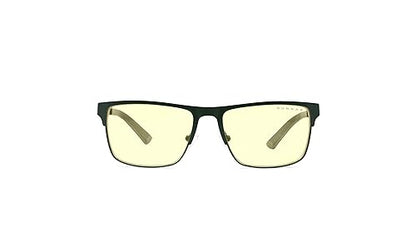 Blue Light Glasses | Pendleton Moss/Amber by GUNNAR | Patented 65% Blue Light Protection, 100% UV Light, Anti-Reflective, Protect & Reduce Eye Strain & Dryness GUNNAR Focus Moss/Amber Lens