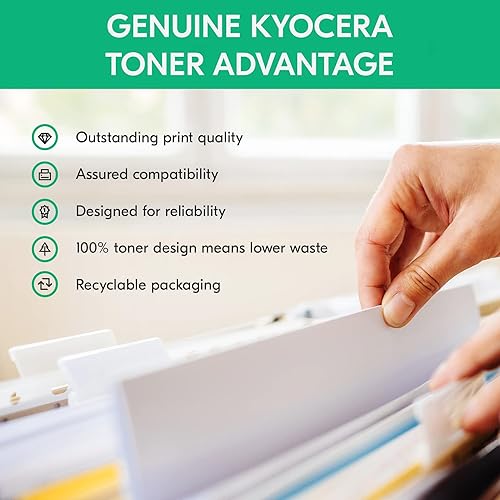 Kyocera TK-5432K Black Toner Cartridge, Works with Kyocera ECOSYS MA2100cwfx and PA2100cwx Model Laser Printers, Geniune Kyocera (1T0C0A0US1)