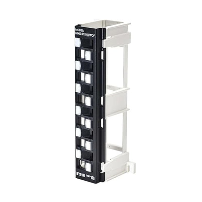 Eaton Tripp Lite 12-Port Wall-Mount Patch Panel for UTP Keystone Jacks, Offset Ports, Vertical or Horizontal Installation, TAA Compliant, Lifetime Manufacturer's Warranty (N062-012-KJ-WOF)