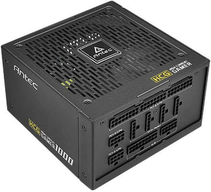 Antec High Current Gamer Gold Series-HCG1000 Gold, 1000W Fully Modular, Full-Bridge LLC and DC to DC Converter Design, Full Japanese Caps, PhaseWave Design, 10 Year Warranty