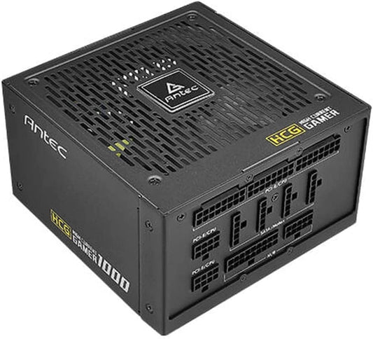 Antec High Current Gamer Gold Series-HCG1000 Gold, 1000W Fully Modular, Full-Bridge LLC and DC to DC Converter Design, Full Japanese Caps, PhaseWave Design, 10 Year Warranty