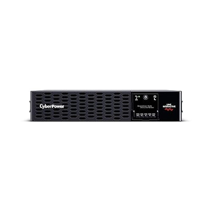 CyberPower PR3000RTXL2UN Smart App Sinewave UPS System, 3000VA/3000W, 9 Outlets, 2U Rack/Tower, RMCARD205 Pre-Installed, EBM Option