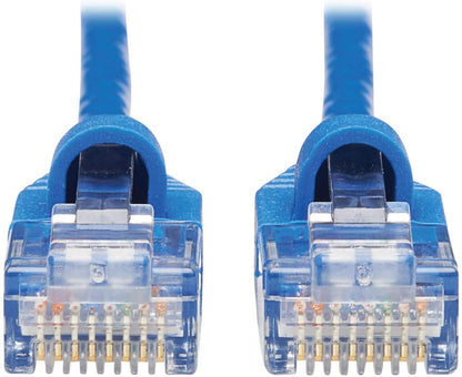 Tripp Lite Cat6a 10G Ethernet Cable, Snagless Molded Slim UTP Network Patch Cable (RJ45 M/M), Blue, 15 ft. (N261-S15-BL) Blue 15-ft.