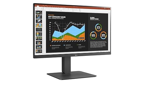 LG 24BR650B-C - LED Monitor - 24" (23.8" viewable) - 1920 x 1080 Full HD (1080p) @ 75 Hz - IPS - 250 cd/m² - 1000:1-5 ms - HDMI, DisplayPort, USB-C - Speakers