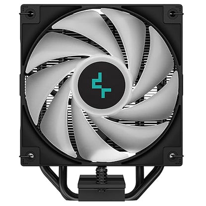 DeepCool AG400 BK ARGB Single-Tower CPU Cooler, 120mm Static ARGB Fan, Direct-Touch Copper Heat Pipes, Intel/AMD Support