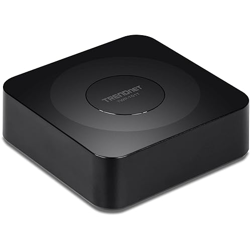 TRENDnet 4K Wireless Presenter Add-on Transmitter, Designed to Connect with The TWP-100R1K Wireless Receiver, 1 x HDMI Port, Share 4K Content, Wireless Screen Sharing, Black, TWP-101T