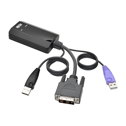 Tripp Lite B055-001-UDV Dvi USB Server Interface Unit with Virtual Media and CAC Support for B064 KVM Switches DVI/USB