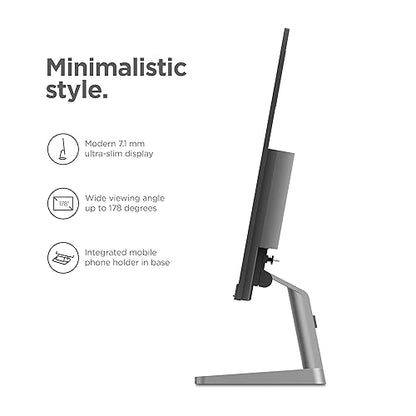 Lenovo L27i-30-2022 - Everyday Monitor - 27 Inch - FHD - 75 Hz - AMD FreeSync - Low Blue Light Certified - Tilt Stand - HMDI & VGA