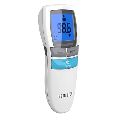HoMedics No-Touch Infrared Thermometer Accurate Body, Food, Liquid and Room Temperature Readings