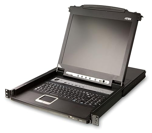ATEN Aten CL5708M 8-Port 17" Single Rail LCD KVM Console