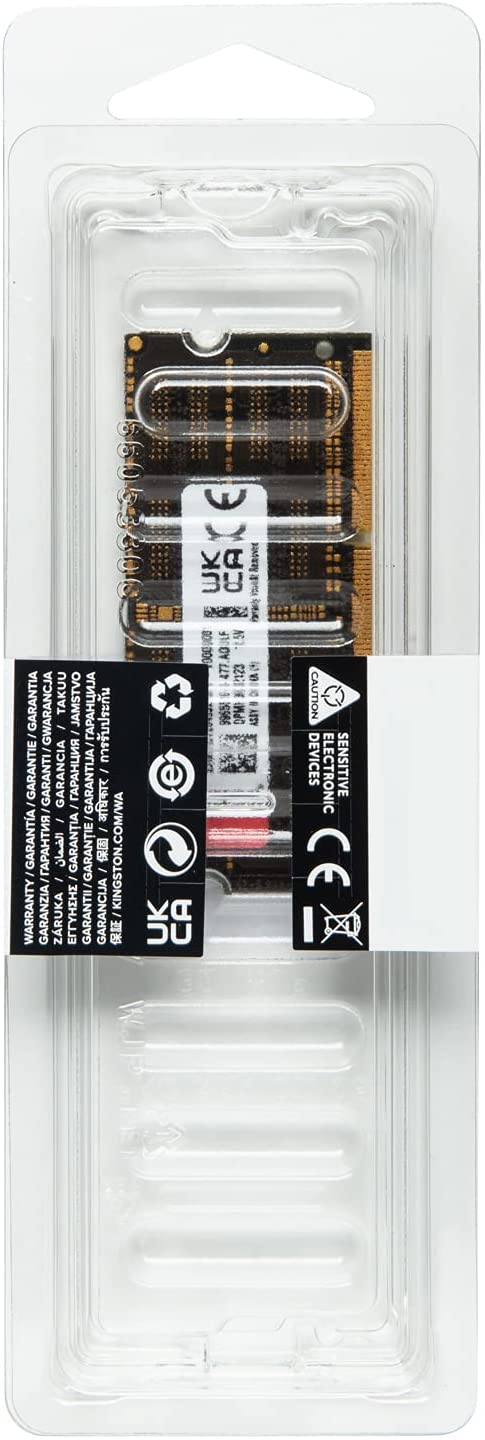 Kingston FURY Impact 32GB 3200MHz DDR4 CL20 Laptop Memory Single Stick KF432S20IB/32, Black