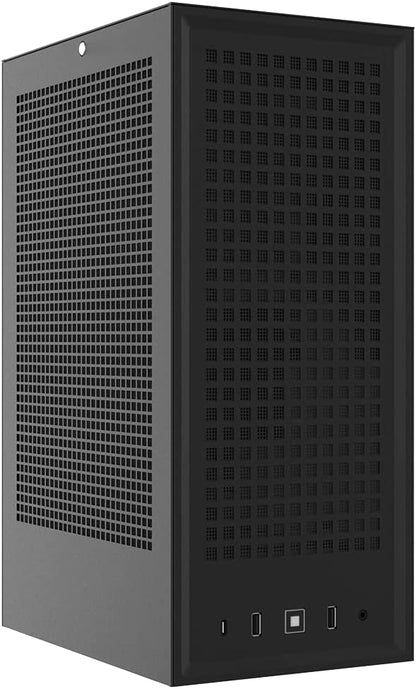 HYTE Revolt 3 Small Form Factor Premium ITX Computer Gaming Case with 700W Gold SFX Power Supply, Black Black W/ 700Watt PSU