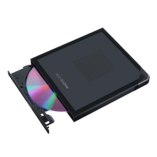 Asus ZenDrive V1M SDRW-08V1M-U DVD-Writer - External - Retail Pack - Black - DVD±R/±RW Support - 24x CD Read/24x CD Write/24x CD Rewrite - 8x DVD Read/8x DVD Write/8x DVD Rewrite - Double-layer Media Supported - USB Type C