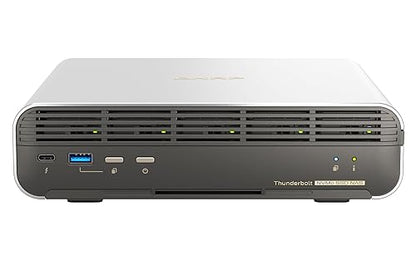 QNAP TBS-h574TX-i3-12G-US 5 Bay High-Performance E1.S All-Flash NASbook with Intel® Core™ Processor, Thunderbolt 4 and 10GbE (5G/2.5G/1G/100M/10M) Network Connectivity (Diskless) Intel core i3