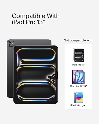 Belkin ScreenForce TemperedGlass Screen Protector for Apple iPad Pro 13" 7th Generation, Thin, Extra Durable, Scratch-Resistant w/Easy Installation, Compatible w/Case & Apple Pencil