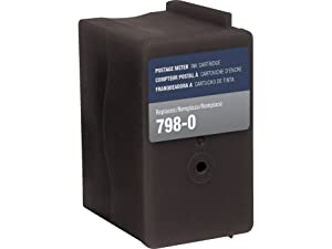 Clover Imaging Group Compatible Fluorescent Red Standard Yield Ink Cartridge Replacement for Pitney Bowes Sl-798-0/798-0 (Sta7980)