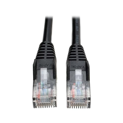 TRIPP LITE Cat5e 350MHz Snagless Molded Patch Cable, 100', Black 100 Feet Black