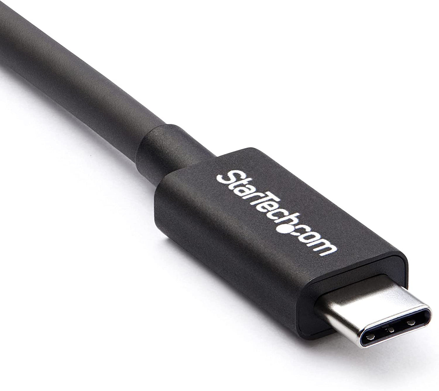 StarTech.com 40Gbps Thunderbolt 3 Cable - 1.6ft/0.5m - Black - 5k 60Hz/4k 60Hz - Certified TB3 USB-C Charger Cord w/ 100W Power Delivery (TBLT34MM50CM) 1.5ft 40Gbps | Black