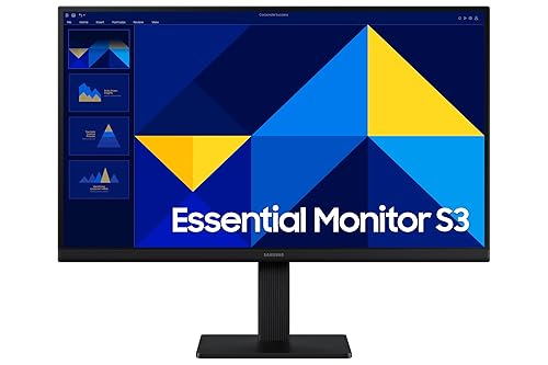 Samsung 22-inch FHD Flat Screen IPS Panel 5ms 100Hz Monitor with Eye-Saver Mode & Super Slim Design (LS22D300GANXZA) 100 Hz 22 inch
