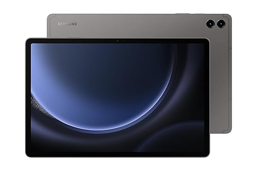 Samsung Galaxy Tab S9 FE+,12GB RAM 256GB Storage WiFi Android Tablet, 12.4" Screen, IP68 Rating, 45W Fast Charging battery (CAD version and Warranty) - Grey Grey 256GB S9 FE+ Tab Only