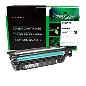 Clover imaging group Clover Remanufactured Toner Cartridge Replacement for HP CF330X (HP 654X) | Black | High Yield 20,500 Black