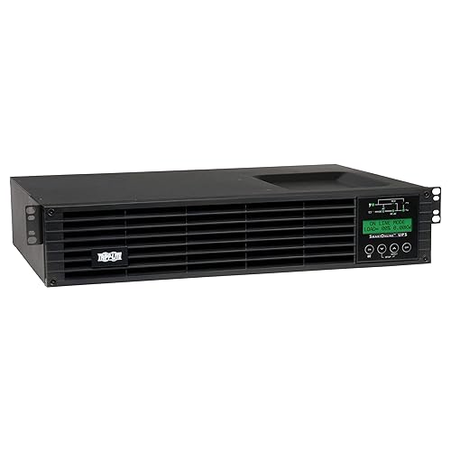 Tripp Lite 120V 1000VA 900W Double-Conversion UPS - 6 Outlets, Extended Run, WEBCARDLX, LCD, USB, DB9, 2U Rack/Tower