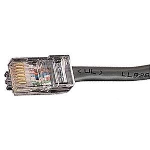 BLACK BOX NETWORK SRV - GigaTrue CAT6 Channel 550-MHz Patch Cable UTP Snagless Boots Black 7-ft. 2.1-m
