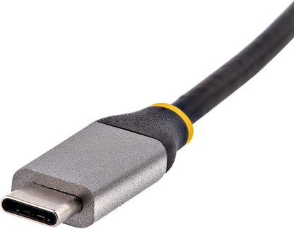 StarTech.com USB-C to Ethernet Adapter, USB 3.0 to Gigabit Ethernet Network Adapter - 10/100/1000 Mbps, USB-C to RJ45 Ethernet Adapter (GbE), 12in Attached Cable, Driverless Install (US1GC30B2)