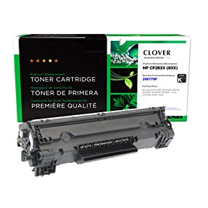 Clover imaging group Clover Remanufactured Toner Cartridge Replacement for HP CF283X (HP 83X) | Black | High Yield
