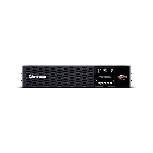 CyberPower PR3000RTXL2UHVAN Smart App Sinewave UPS System, 3000VA/3000W, 6 Outlets, 2U Rack/Tower, RMCARD205 Pre-Installed, EBM Option