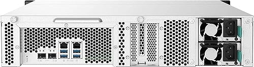 QNAP TS-832PXU-RP-4G 8 Bay High-Speed SMB Rackmount NAS with Two 10GbE and 2.5GbE Ports, Redundant PSU (TS-832PXU-RP-4G-US)