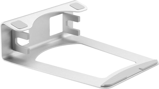 Startech Laptop Stand - 2-in-1 Laptop Riser Stand or Vertical Stand - Ideal for Ultrabooks &amp; MacBook Pro/Air - Ergonomic Angled Notebook Holder for Office Desk - Silver, Aluminum (LTSTND2IN1)