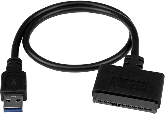 StarTech.com USB 3.1 to 2.5" SATA Hard Drive Adapter - USB 3.1 Gen 2 10Gbps with UASP External HDD/SSD Storage Converter (USB312SAT3CB) USB 3.1 | 2.5" Cable