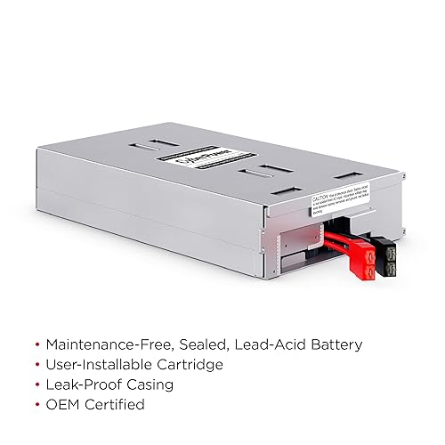 CyberPower RB1290X4B UPS Replacement Battery Cartridge, Maintenance-Free, User Installable, 12V/9Ah
