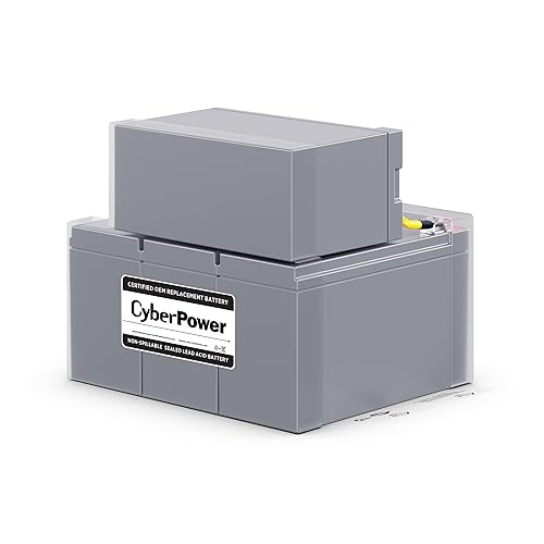 CyberPower RB1290X4K UPS Replacement Battery Cartridge, Maintenance-Free, User Installable, 12V/9Ah