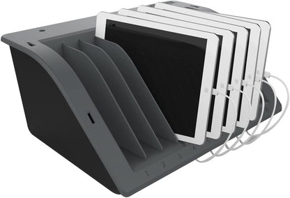 Tripp Lite (CSD1006AC) 10-Device Desktop AC Charging Station with Surge Protector for Tablets, Laptops and E-Readers Desktop 10 (AC)