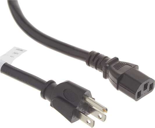 StarTech.com 3ft (1m) Heavy Duty Power Cord, NEMA 5-15P to C13 AC Power Cord, 15A 125V, 14AWG, Replacement Computer Power Cord, Monitor Power Cable, PC Power Supply Cable, UL Listed (PXT101143) 3 ft/1 m