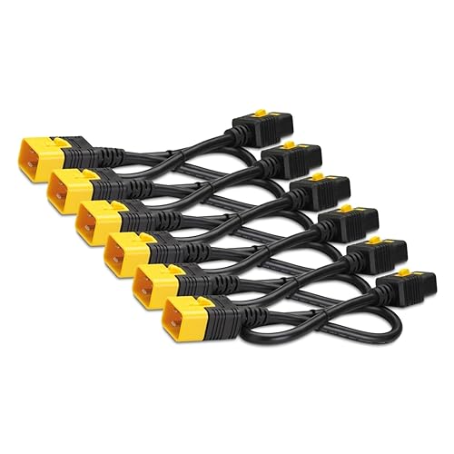 APC Model AP8716S 6 ft. Power Cord Kit (6 ea), Locking, C19 to C20