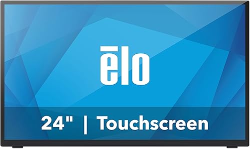 Elo 2470L - 24" Touchscreen Monitor - 10 Touch, 1920 x 1080, Black 24-inch Black with Clear Glass