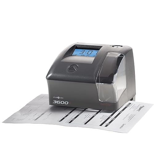 Pyramid 3600SS SmartSiteTime Clock and Document Stamp