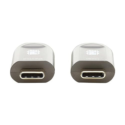 Tripp Lite USB-C Fiber (10 Gbps) Data Cable, Backward Compatible USB 3.2 Active Optical Cable, Male to Male, Plenum-Rated for Wall Installations, 33 Feet / 10 Meters, 3-Year Warranty (U420F-10M-D321)
