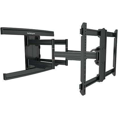 StarTech.com TV Wall Mount Supports up to 100 inch VESA Displays - Low Profile Full Motion TV Wall Mount for Large Displays - Heavy Duty Adjustable Tilt/Swivel Articulating Arm Bracket (FPWARTS2) 37-100 Full-Motion