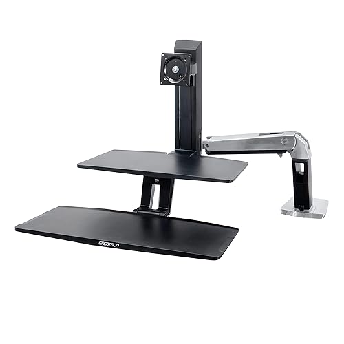 Ergotron Workfit-A Stand with Suspended Keyboard (24-391-026)