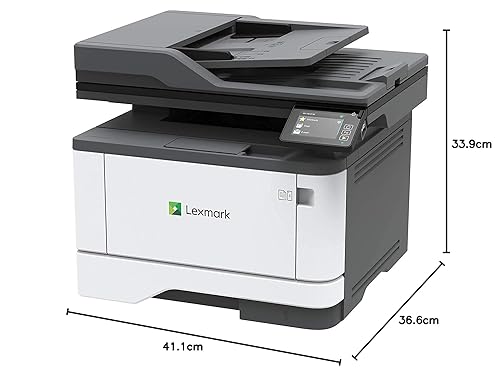Lexmark MB3442i Black and White All-in-One Printer, Multifunction Laser with Copier Scanner Printer for Office, Automatic 2-Sided Scanning, Wireless, Touchscreen, Cloud Connection, 3 Year Guarantee